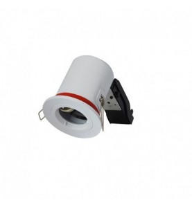 Support plafond BBC Rond Blanc avec douille automatique Ø88 mm