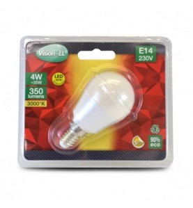 Ampoule LED E14 Bulb P45 4W 3000°K