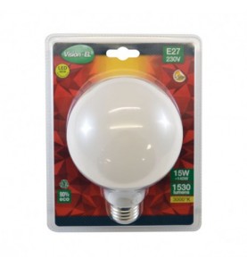 Ampoule LED Globe E27 15W 3000°K