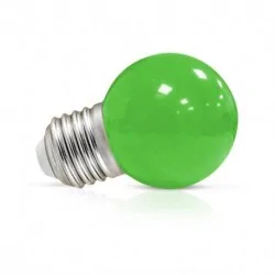 Ampoule LED E27 Couleur Bulb G45 1W Vert