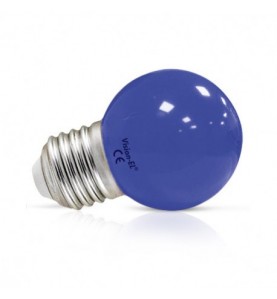 Ampoule LED E27 Bulb G45 1W Bleu