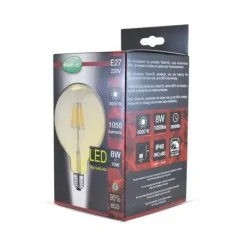 Ampoule LED E27 G95 Filament 8W 4000°K