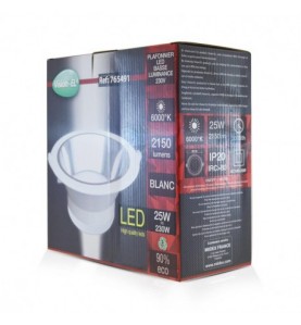 Downlight LED Blanc rond Basse Luminance Ø230mm 25W 6000°K