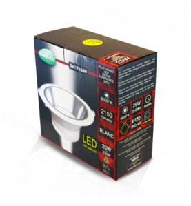 Downlight LED Blanc rond Basse Luminance Ø230mm 25W 6000°K