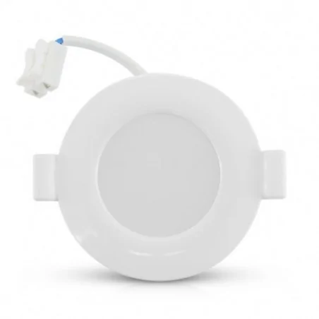 Plafonnier LED Blanc Ø85 8W 3000°K