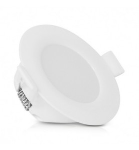 Plafonnier LED Blanc Ø85 8W 3000°K