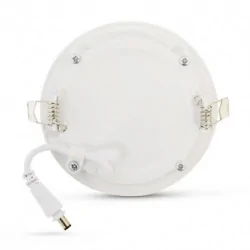 Plafonnier LED Blanc Ø120 6W 3000°K