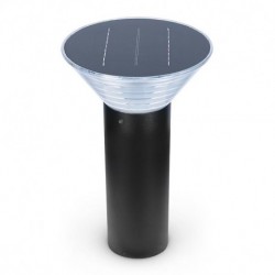 Potelet Solaire Conique LED 4W 4000°K Noir 380mm