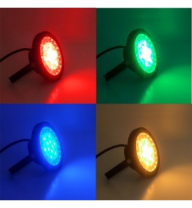 PROJECTEUR EXTERIEUR LED 230V 15W RGB + BLANC