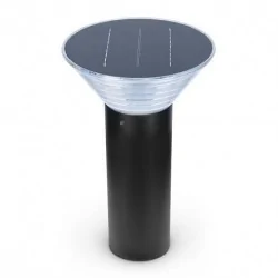 Potelet Solaire Conique LED 4W 3000°K Noir 380mm