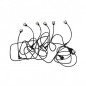 KIT 6 SPOTS LED TERRASSE 0,6W 12V 3000°K