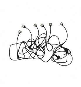KIT 6 SPOTS LED TERRASSE 0,6W 12V 3000°K