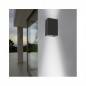 Applique Murale LED GU10 x 2 Gris Anthracite Applique Murale LED GU10 x 2 Gris Anthracite