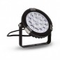 PROJECTEUR EXTÉRIEUR NOIR 230V 9W RGB + BLANC CCT IP65