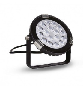 PROJECTEUR EXTÉRIEUR NOIR 230V 9W RGB + BLANC CCT IP65