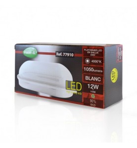 Plafonnier LED Ovale 12W 4000°K