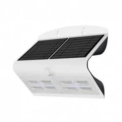 Applique Murale LED Solaire 6.8W 4000°K Blanc + Détecteur