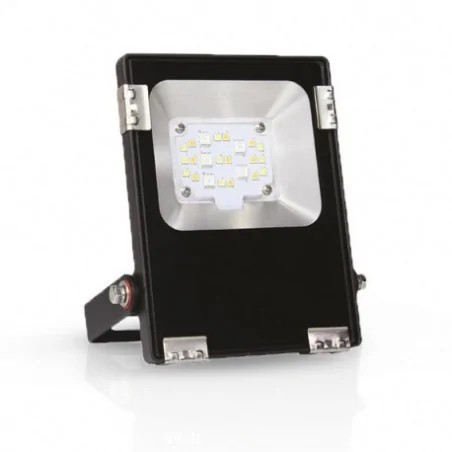 Projecteur Extérieur LED Noir 230V 10W RGB+Blanc IP65