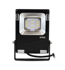 Projecteur Extérieur LED Noir 230V 10W RGB+Blanc IP65