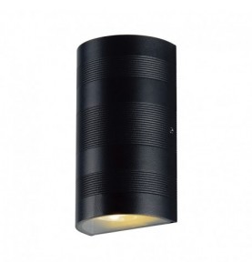 Applique Murale LED 2x5W Cylindrique 4000°K Gris IP54