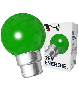 Lot de 6 ampoules LED B22 1W (équivalence 15W)