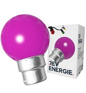 Lot de 6 ampoules LED B22 1W (équivalence 15W)