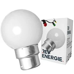 Lot de 12 ampoules Led B22 1W Guirlande Blanc chaud 3000k incassables