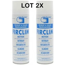 Firclim - 2 sprays anti-bactérien, nettoyant, aérosol pour clim - 500ml