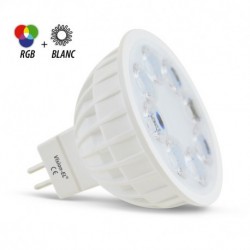 Miidex Lighting - Ampoule LED GU5.3 4W RGB+BLANC