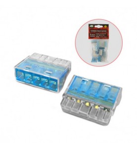 Connecteur rapides 5 fils rigides polybag 20pcs