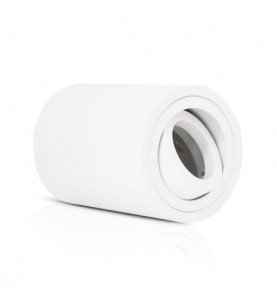 Support de Spot Saillie GU10 (sans ampoule) Cylindre Blanc