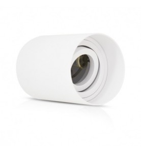 Support de Spot Saillie GU10 (sans ampoule) Cylindre Blanc basse luminance