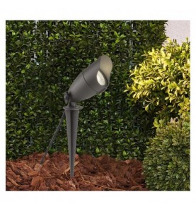 Projecteur Piquet LED 6W 4000°K Noir IP65