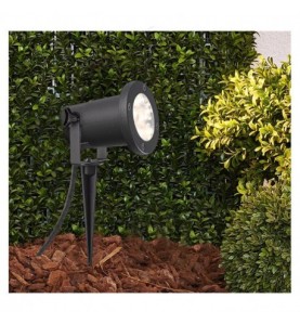 Projecteur Piquet (sans ampoule) 230V GU10 Noir IP65