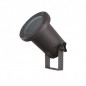 Projecteur Piquet (sans ampoule) 12V GU5.3 Noir IP65