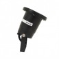 Projecteur Piquet (sans ampoule) 12V GU5.3 Noir IP65