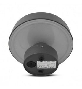 Applique Murale LED Rond Anthracite 10W 4000°K IP65