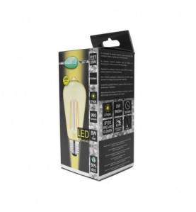 Ampoule LED E27 ST64 Filament 8W 2700°K