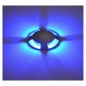 Spot LED Balise Bleu Rond 4 diffuseurs 1W Spot LED Balise Bleu Rond 4 diffuseurs 1W