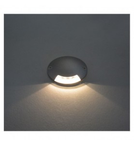 Spot LED Balise Rond 1 diffuseur 1W 4000°K