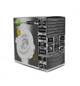 Spot LED Plafond 7 Watt 4000°K Boite