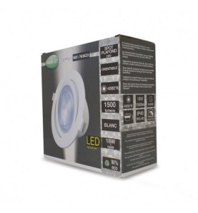 Spot LED SMD Orientable 18W 4000°K