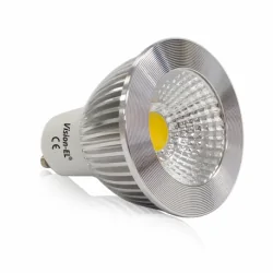 Ampoule LED GU10 Spot 5W 3000°K Aluminium 75°