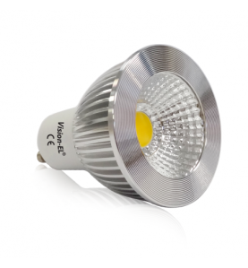 Ampoule LED GU10 Spot 5W 3000°K Aluminium 75°