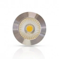 Ampoule LED GU10 Spot 5W 3000°K Aluminium 75°