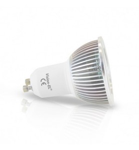 Ampoule LED GU10 Spot 5W 3000°K Aluminium 75°