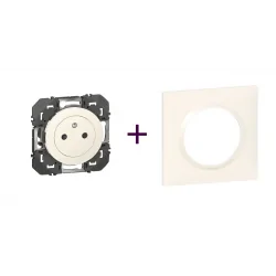 Legrand | Pack Dooxie 2P+T + Plaque 1P Blanc