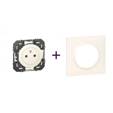 Legrand | Pack Dooxie 2P+T + Plaque 1P Blanc