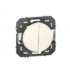 Legrand | Dooxie - Pack Transformateur + Poussoir + plaque 2P Blanc