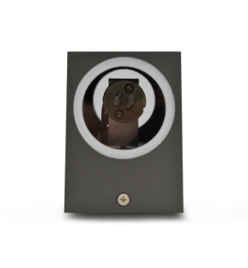 Applique Murale LED GU10 x 2 Gris Anthracite